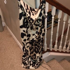 Animal printed mini dress